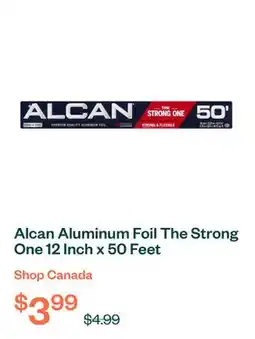 Voilà Alcan Aluminum Foil The Strong One 12 Inch x 50 Feet offer