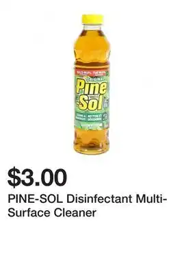 Dollarama PINE-SOL Disinfectant Multi-Surface Cleaner offer