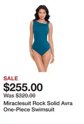 TSC Stores Miraclesuit Rock Solid Avra One-Piece Swimsuit offer