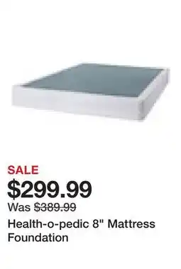 TSC Stores Health-o-pedic 8 Mattress Foundation offer