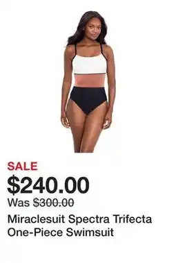 TSC Stores Miraclesuit Spectra Trifecta One-Piece Swimsuit offer