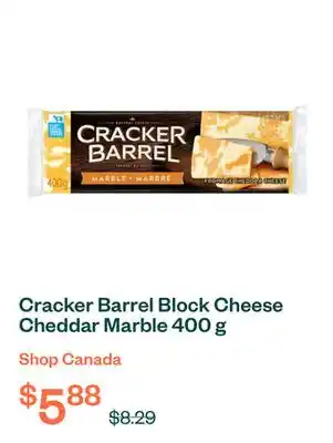 Voilà Cracker Barrel Block Cheese Cheddar Marble 400 g offer