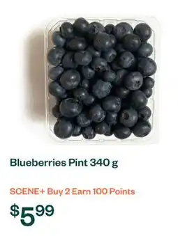 Voilà Blueberries Pint 340 g offer