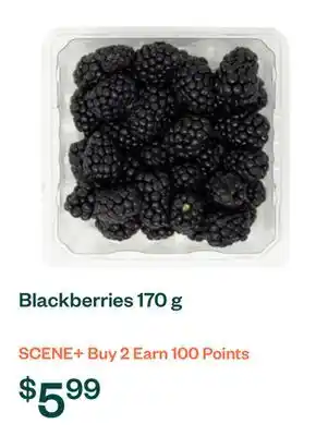 Voilà Blackberries 170 g offer