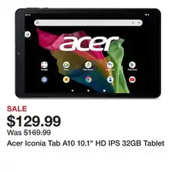 TSC Stores Acer Iconia Tab A10 10.1 HD IPS 32GB Tablet offer