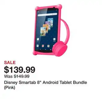 TSC Stores Disney Smartab 8 Android Tablet Bundle (Pink) offer