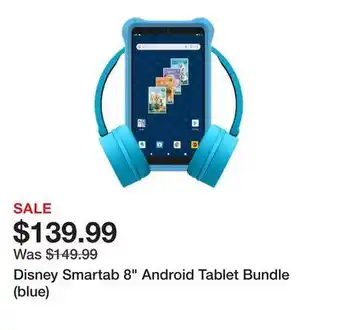 TSC Stores Disney Smartab 8 Android Tablet Bundle (blue) offer