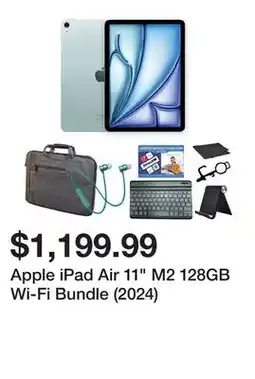 TSC Stores Apple iPad Air 11 M2 128GB Wi-Fi Bundle (2024) offer