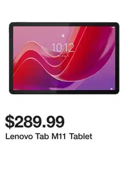 TSC Stores Lenovo Tab M11 Tablet offer