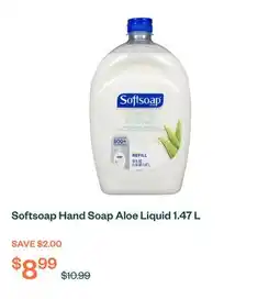 Voilà Softsoap Hand Soap Aloe Liquid 1.47 L offer