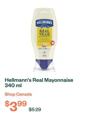 Voilà Hellmann's Real Mayonnaise 340 ml offer