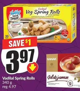 FreshCo Nadial Veg Spring Rolls offer