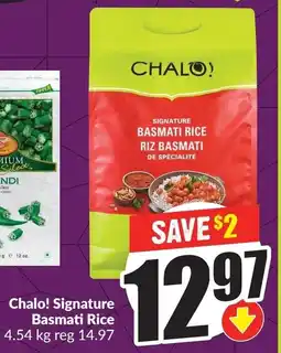 FreshCo Chalo! Signature Basmati Rice offer