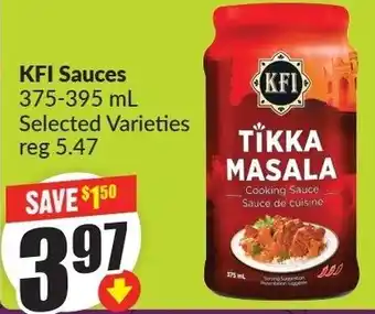 FreshCo KFI Sauces offer