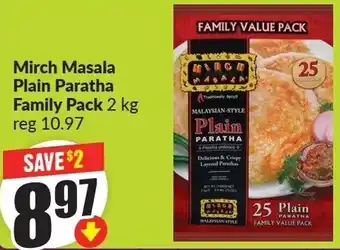 FreshCo Mirch Masala Plain Paratha Family Pack offer