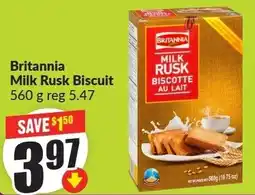 FreshCo Britannia Milk Rusk Biscuit offer