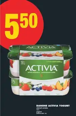 No Frills DANONE ACTIVIA YOGURT 12' s offer