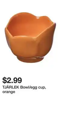 IKEA TJÄRLEK Bowl/egg cup, orange offer