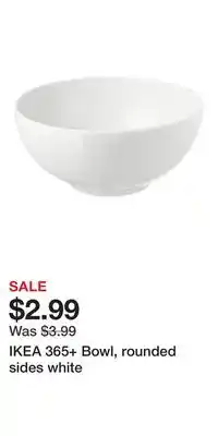 IKEA IKEA 365+ Bowl, rounded sides white offer