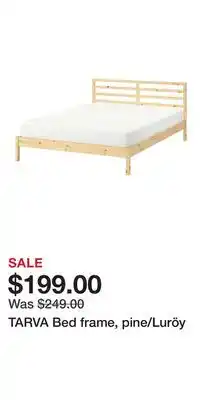 IKEA TARVA Bed frame, pine/Luröy offer