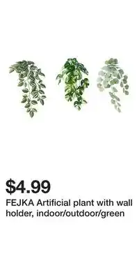 IKEA FEJKA Artificial plant with wall holder, indoor/outdoor/green offer