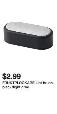 IKEA FRUKTPLOCKARE Lint brush, black/light gray offer