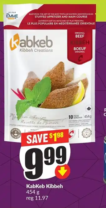 FreshCo KabKeb Kibbeh offer