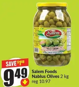 FreshCo Salem Foods Nablus Olives offer