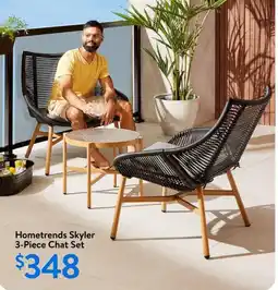 Walmart Hometrends Skyler 3-Piece Chat Set offer