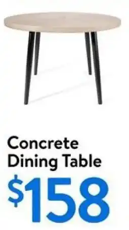 Walmart Concrete Dining Table offer