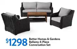 Walmart Better Homes & Gardens Bellamy 4-Piece Conversation Set offer