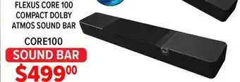 2001 Audio Video CORE100 FLEXUS CORE 100 COMPACT DOLBY ATMOS SOUND BAR offer