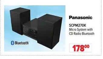 2001 Audio Video SCPM270K Micro System with CD Radio Bluetooth offer