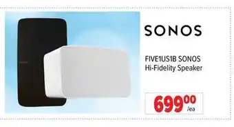 2001 Audio Video FIVE1US1B SONOS Hi-Fidelity Speaker offer