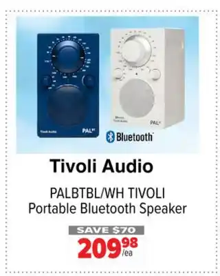 2001 Audio Video PALBTBL/WH TIVOLI Portable Bluetooth Speaker offer