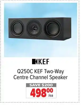 2001 Audio Video Q250C KEF Two-Way Centre Channel Speaker offer