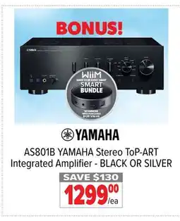 2001 Audio Video AS801B YAMAHA Stereo ToP-ART Integrated Amplifier - BLACK OR SILVER offer