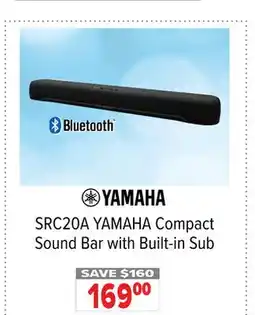 2001 Audio Video SRC20A YAMAHA Compact Sound Bar with Built-in Sub offer