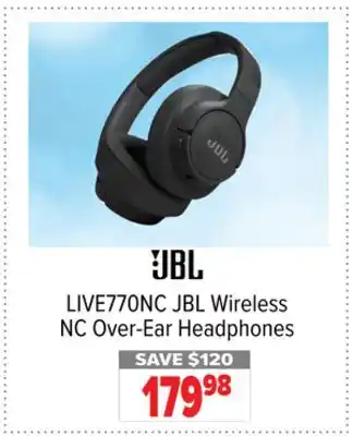 2001 Audio Video LIVE770NC JBL Wireless NC Over-Ear Headphones offer