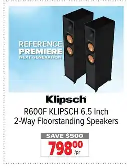 2001 Audio Video R600F 6.5 Inch 2-Way Floorstanding Speakers offer