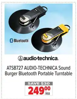 2001 Audio Video ATSB727 AUDIO-TECHNICA Sound Burger Bluetooth Portable Turntable offer