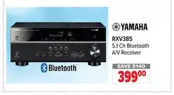 2001 Audio Video RXV385 5.1 Ch Bluetooth A/V Receiver offer