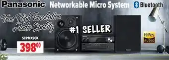 2001 Audio Video SCPMX90K Panasonic Networkable Micro System offer