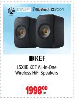 2001 Audio Video LSXIIB KEF All-In-One Wireless HiFi Speakers offer