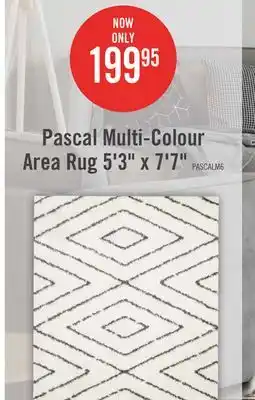 The Brick Pascal Multi-Colour Shag Area Rug - 5'3 x 7'7 offer