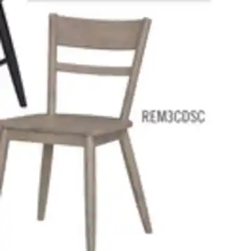 The Brick Remi Dining Chair with Curved Ladder-Back - Brown offer