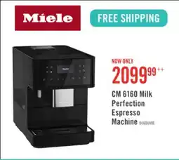 The Brick Miele CM 6160 Milk Perfection Espresso Machine offer