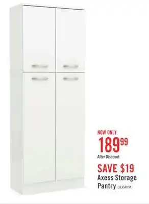 The Brick Axess Storage Pantry - Pure White offer