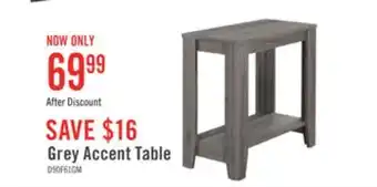 The Brick Grey Accent Table offer