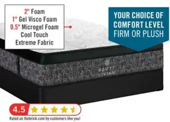 The Brick Scott Living Carrbridge Eurotop Firm Queen Mattress offer